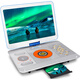 Amoi 1860A 15.4-inch portable mobile DVD player (DVD player, CD player, portable hard disk player, mobile TV) Blue