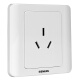 SIEMENS switch socket 16A three-hole air conditioning socket type 86 concealed panel Yuanjingya white