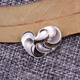 Guohua Jewelry platinum PT950 fashionable abstract heart-shaped pendant pendant, about 2.97 grams
