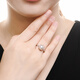 Queen of Pearls Freshwater Pearl Ring S925 Silver Exquisite Fashion Open Ring Birthday Gift