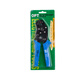 Taiwan OPT imported SN-02C ratchet insulated terminal crimping pliers cold pressure crimping pliers 0.25-2.5mm2
