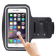 Yuanjia Yi is suitable for Huawei, Xiaomi, Samsung and Apple mobile phone sports arm bags, cycling and running arm bags, wrist bag protective cover, waterproof and sweat-proof, black 6.3 inches