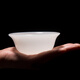 Tianxia Yujia Jade Jade Bowl Desktop Ornaments Home Living Room Restaurant Decoration Crafts Blessing Gifts Gift Box Jade Bowl
