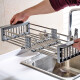 MICOE kitchen rack drain rack telescopic bowl and chopsticks drain rack stainless steel sink rack telescopic basket