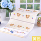 Gold number pure cotton home textile cartoon bear satin small towel children and ladies face washing and bathing towel children sweat towel satin water-absorbent and durable 52*28CM blue