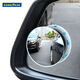 Goodyear Rétroviseur de recul Petit miroir rond Réflecteur de voiture Miroir auxiliaire de voiture Rotation réglable à 360 degrés HD Grand angle Miroir d'angle mort Sans cadre Petit miroir rond American Goodyear Assorti