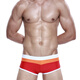 HiBBing (SEOBEAN) новые мужские плавки, маленькие трусы-боксеры, модные цветные блоки с заниженной талией, сексуальные облегающие красные, красные M
