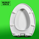 Couvercle de toilettes universels TOSW88B à CSW719B CW804PB CW923B 894B 985 MATÉRIAL PP PUR avec ralentissement