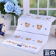 Gold number pure cotton home textile cartoon bear satin small towel children and ladies face washing and bathing towel children sweat towel satin water-absorbent and durable 52*28CM blue