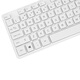 B.FRIENDit Wireless Keyboard and Mouse Set Silent Keyboard Ultra-Thin Scissor Keyboard and Mouse Set Membrane Desktop Computer Notebook External Office Chocolate Keyboard and Mouse Set Wireless Single Keyboard White