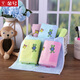 Gold number pure cotton children's and women's face and bath towels, cartoon animal kindergarten towels, children's towels and women's face towels, children's sweat towels, soft and water-absorbent, red
