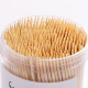 Double gun disposable bamboo toothpick holder 500 pieces canned household toothpicks (new and old are shipped randomly)