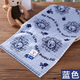 Gold number pure cotton home textile dark children's and ladies' household face and bath towels kindergarten small face towels children's sweat towel soft water-absorbent sweat-absorbent and durable blue