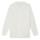 MUJI Women's Cotton Strong Twist Round Neck Cardigan W8SA844 Smoked Orange M