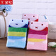 Gold number pure cotton Miffy cartoon couple ladies children face wash towel sweat wipe face wash towel kindergarten square towel handkerchief towel soft water absorbent thick and durable 36*36CM red and blue 2 pack