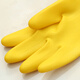 Packing of 10 pairs of Nanyang latex gloves, thickened acid and alkali resistant rubber gloves, Tianjiao anti-corrosion household gloves, dishwashing gloves, industrial beef tendon gloves, Packing of 10 pairs of Nanyang latex M (medium size)