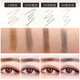Dexian South Korea's SAEM Qingqing Silky Eyebrow Pencil Double-headed Automatic Rotating Eyebrow Pen Brush Waterproof and Sweatproof Cross-border Qingqing Silky Eyebrow Pen #02 (taupe)