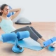 [Upgrade parallel bars] Shengbu sit-up aid fitness equipment suction cup type household supine board mat roll abdomen abdomen machine waist-cutting machine belly-reducing belly-building device [ordinary model] thickened foam sky blue