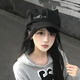 QUEEN TRIP cat ear cap star love y leather buckle subculture otaku style cute two-dimensional beret white star buckle cat ear hat