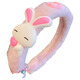Suyi Embroidered Children's Strawberry Bear Headband 2024 New Girls' Plush Headband Does Not Strap Cute Baby Hairpin Girl's Hairband Love Rabbit Headband