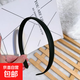Korean new style headband, versatile headband, wide edge, frosted, non-slip, toothed hairpin, hairpin for women with broken hair, face wash headband, black 1 pack