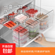 10-pack refrigerator crisper food-grade freezer storage box microwave lunch box lunch box student freezer storage box 3 pack 350ml