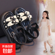 Girls Sandals 2025 New Spring and Autumn Children's Student Pearl Casual Girls Summer Soft Soled Sandals Black 34 Inner Length 21cm