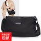Men's fashion versatile simple trend Oxford cloth three-layer waterproof retro casual bag shoulder crossbody bag 913 three zipper black