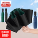 Hot selling millions of manual folding UV vinyl sun protection sunshade rain or shine umbrella manual 7-bone solid color umbrella random without glue