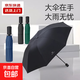Umbrella Manual Parasol Tri-fold Folding Vinyl Sunscreen Shade Rain or Shine Umbrella Manual Solid Color Umbrella Random Color