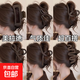 High-end 2025 new frosted coffee color large clip hair clip for women with hair on the back of the head, shark clip hair clip headgear, great value recommendation, main picture 6-piece set