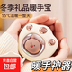Heating artifact Cute and cute warm baby rechargeable cat paw popular USB hand warmer artifact girl hand warmer rechargeable explosion-proof cat claw electric heating treasure creative accessories cat claw white two-level adjustment color box