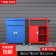 Thickened factory heavy-duty tool cabinet workshop hardware auto repair multi-functional drawer storage iron cabinet parts cabinet mobile D1 tool cabinet-all white
