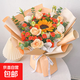 Flowers in the same city, sunflowers and roses mixed and matched bouquets for birthday gifts for girlfriends, best friends and elders. Flowers delivered by flower shops. All the way to the sun | single sunflowers, champagne and roses mixed and matched bouquets