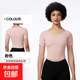 V-neck slim slimming yoga wear top for women professional Pilates short-sleeved T-shirt high elastic breathable sports fitness wear pink (YJY21-10-4) M