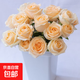 10 new roses, Yunnan flowers straight delivery, holiday birthday gift bouquet, home water-raised flower arrangement, real flowers, 10 champagne roses