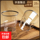 Disposable cup aviation cup thickened PS transparent food grade hard plastic tea cup home wedding banquet bar space cup 25 pieces 160ml