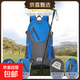 Outdoor mountaineering bag large capacity simple lightweight breathable sports backpack backpack water-repellent high load-bearing backpack sky blue
