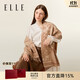 ELLE gift box 100% sheep wool scarf women's autumn and winter gift warm fashion jacquard scarf shawl