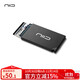 NIID card holder for men, automatic pop-up aluminum alloy card box, anti-theft degaussing bank card holder, black