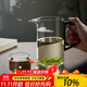 Yipot tea brewing tea cup tea water separation crescent cup filter glass high temperature resistant office teapot one person with one cup and one pot