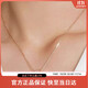 AJIDOU Ajidou Necklace Women's Fashion Versatile Small Waist Pendant Clavicle Chain Light Luxurious and High-end Birthday Gift for Girlfriend