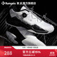 KUMPOO 2025 new badminton shoes Shunying D99 non-slip shock-absorbing and anti-torsion KUMPOO men's and women's same button lace-up sneakers white/black 42