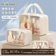 Baicaoyuan toiletry storage bag large capacity cosmetic bag portable waterproof storage bag business trip toiletry bag single layer medium size