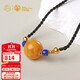 Potala Palace unique beeswax lapis lazuli necklace men's and women's colored treasure transfer bead pendant March 8th Goddess gift