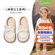Snuffy Girls Toddler Shoes Autumn Cute and Versatile Children's Leather Shoes Baby Soft Sole Princess Small Leather Shoes Vanilla White 26