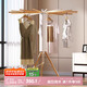 Good wife aluminum alloy household floor-standing octopus-style clothes drying rack is simple to install and store, and is convenient for balcony drying and bedroom hanging clothes.
