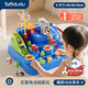 Taodudu New Year's Gift 2026 Rail Car Children's Toy Adventure Car Parking Lot 3-6 Years Old Boys and Girls 8