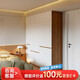 Oppein flat door cabinet master bedroom combination cabinet ENF grade whole house custom wardrobe overall bedroom light custom wardrobe customization