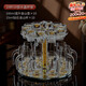 Yusenyi crystal white wine glass set household glass wine dispenser Jinshan jug high-end wineware one cup diamond Jinshan cup 15mlX10 Jinshan straight-up jug 100mlX10